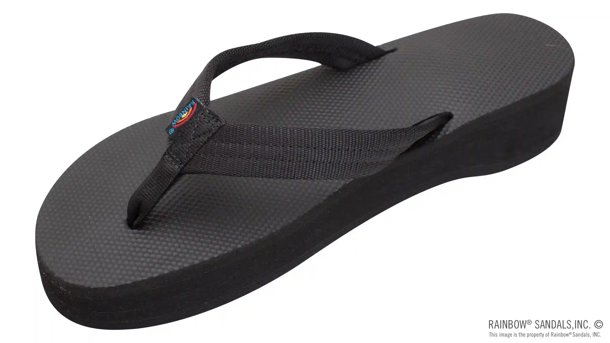 Four Layer Wedge Soft Rubber Top with EVA Filled 3/4 Nylon Strap