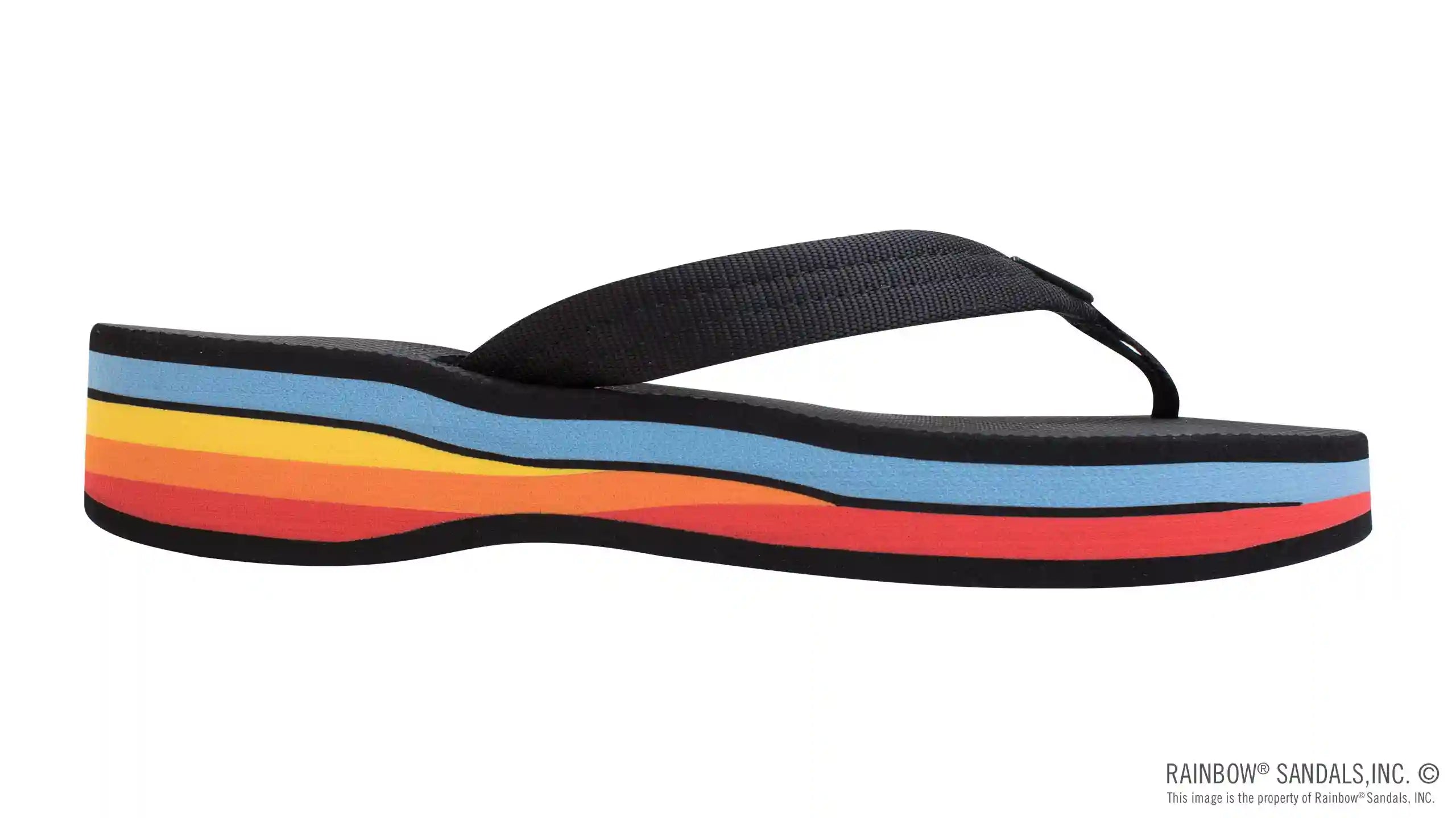 Four Layer Wedge Soft Rubber Top with EVA Filled 3/4 Nylon Strap - Image 9