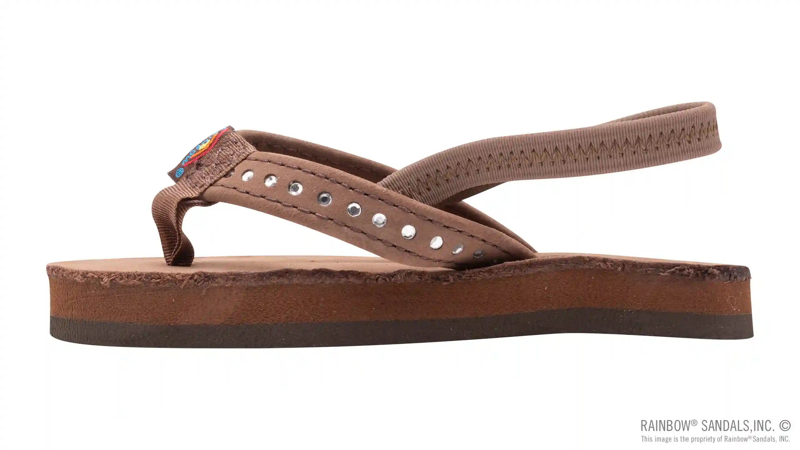 Kids Crystal Premier Leather 1/2 Narrow Strap - Image 2