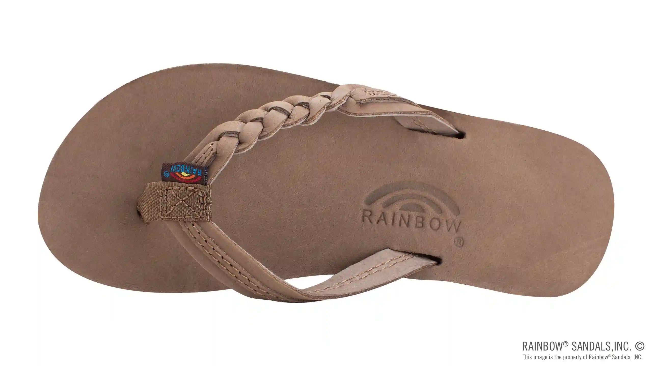 Kids Flirty Braidy- Premier Leather Braided 1/2 Strap - Image 3