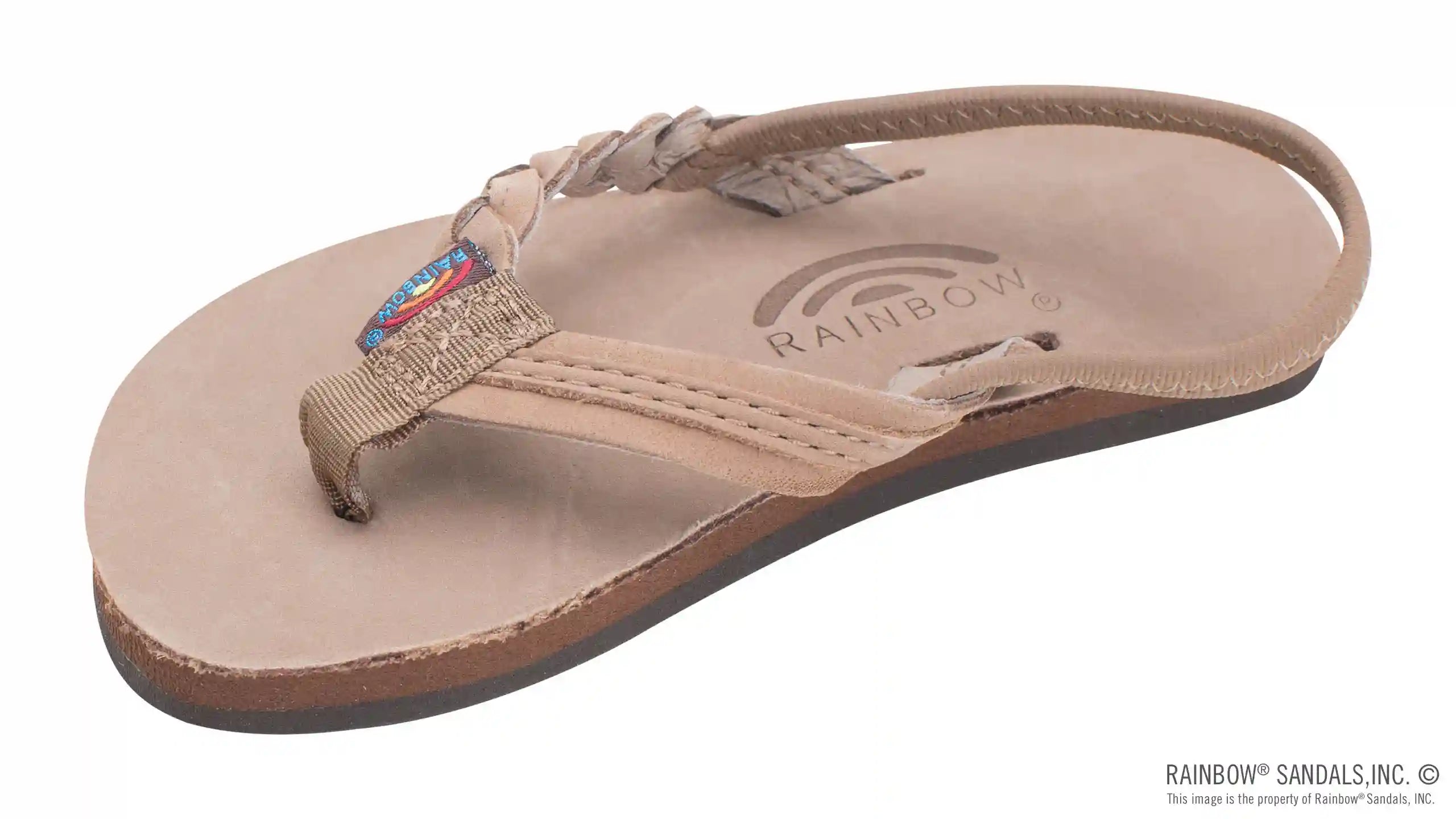 Kids Flirty Braidy- Premier Leather Braided 1/2 Strap