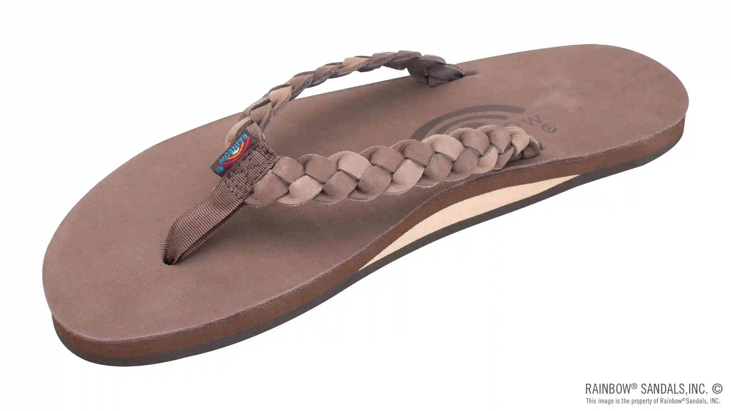 Twisted Sister - Single Layer Arch Support Leather with a 3/4 Medium Double Braided Strap - Image 6