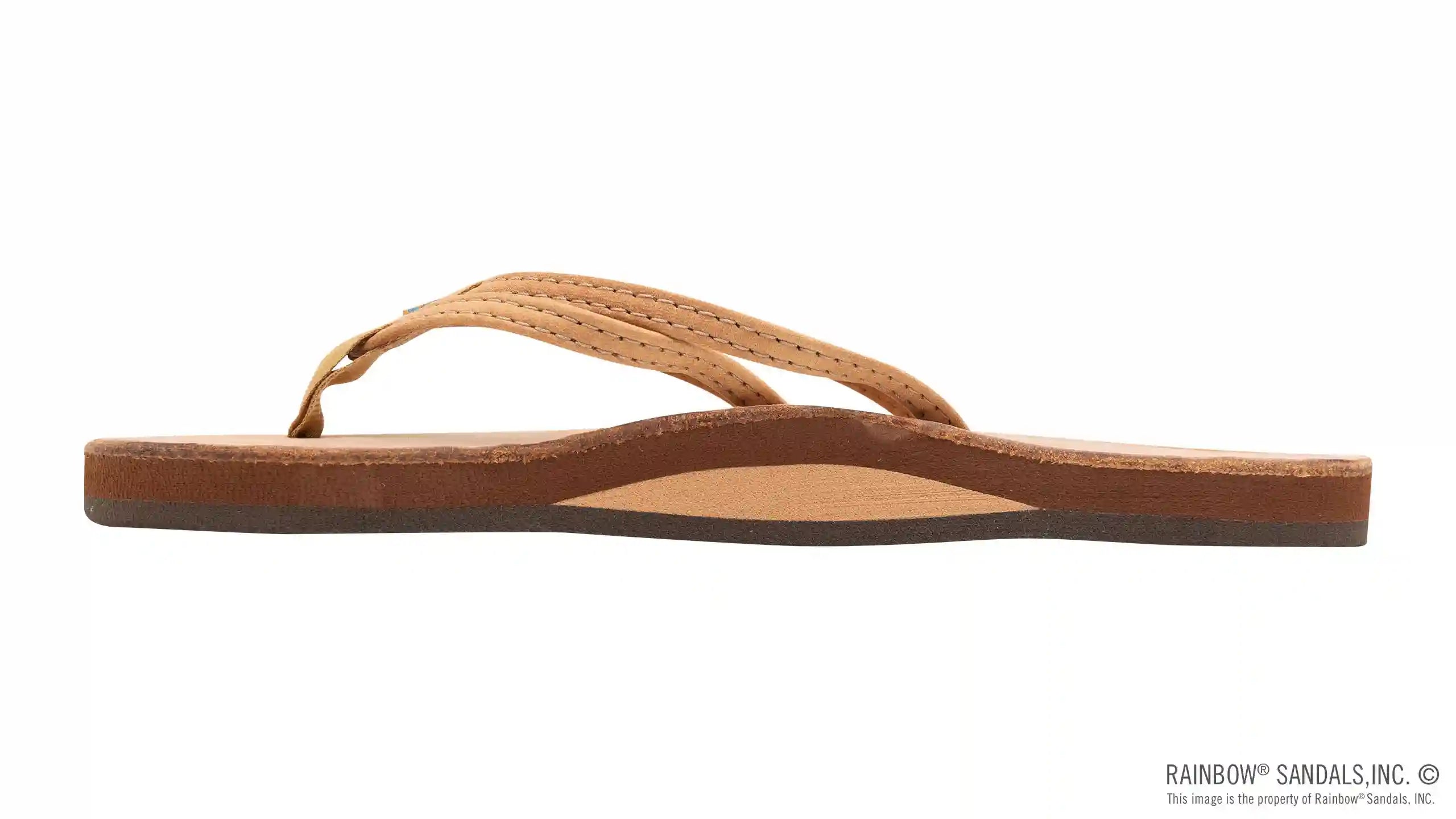 The Sandpiper - Luxury Leather Single Layer Arch Support with 1/3 Double Narrow Strap - Image 2