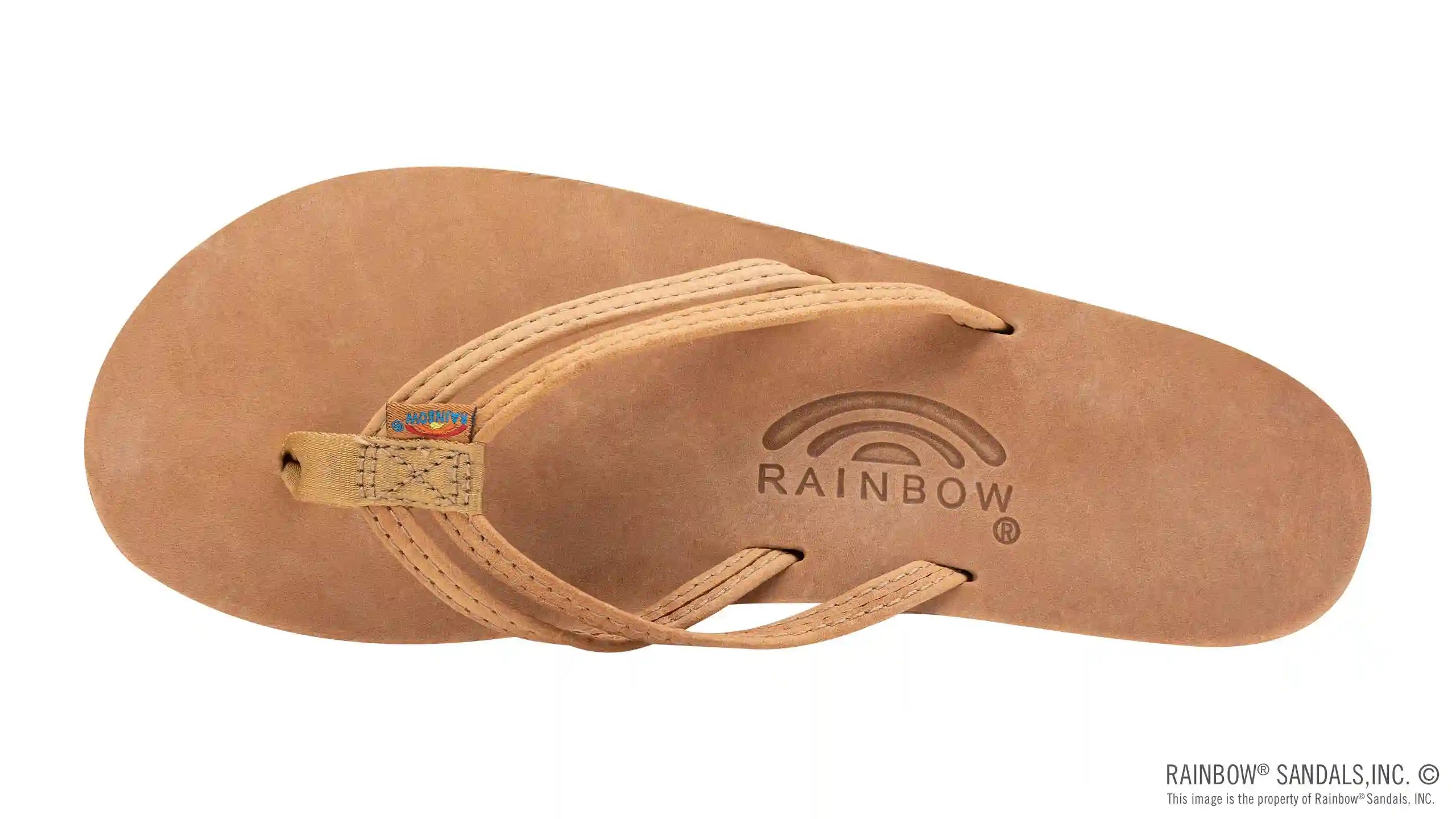 The Sandpiper - Luxury Leather Single Layer Arch Support with 1/3 Double Narrow Strap - Image 3