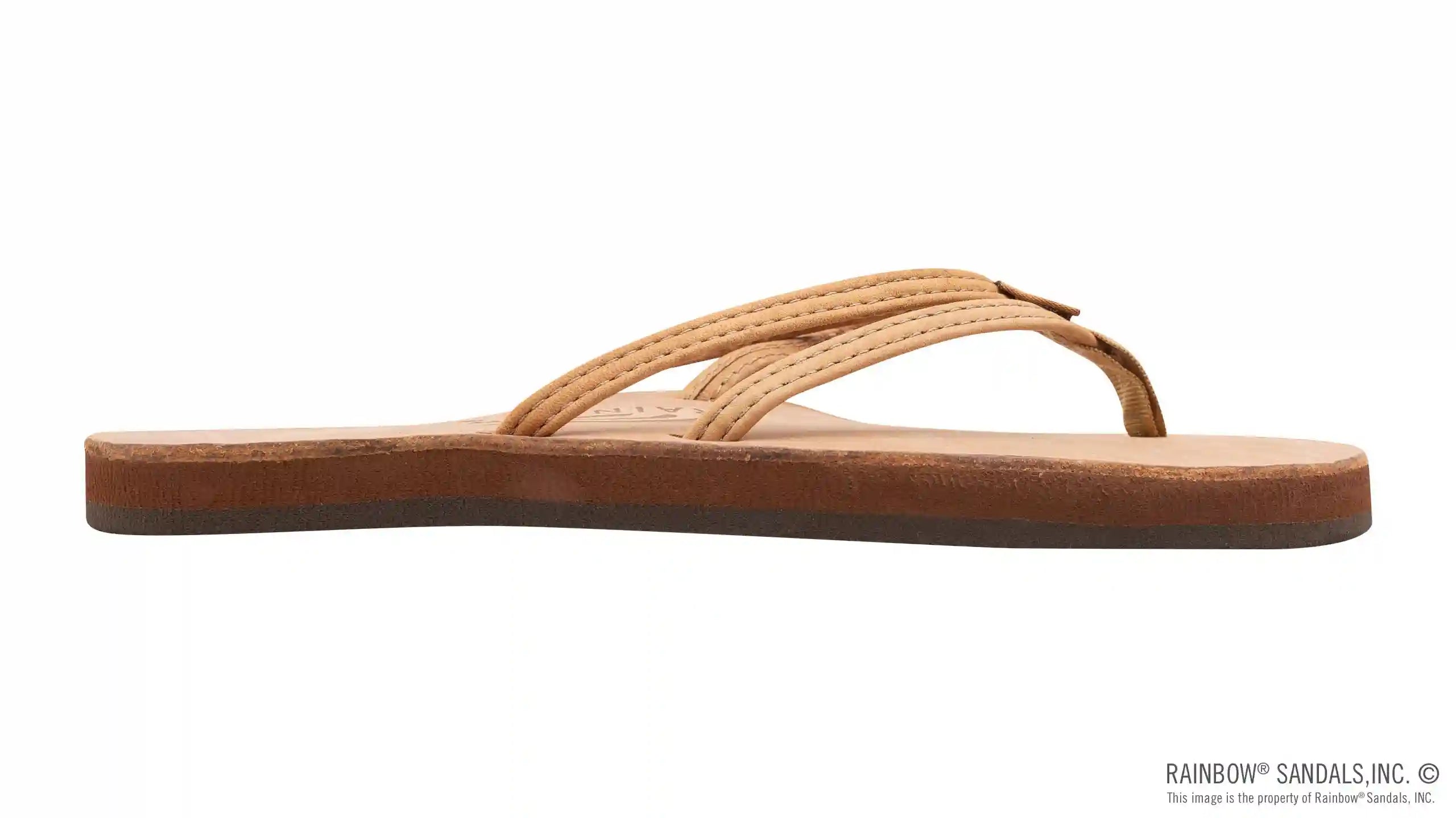 The Sandpiper - Luxury Leather Single Layer Arch Support with 1/3 Double Narrow Strap - Image 4