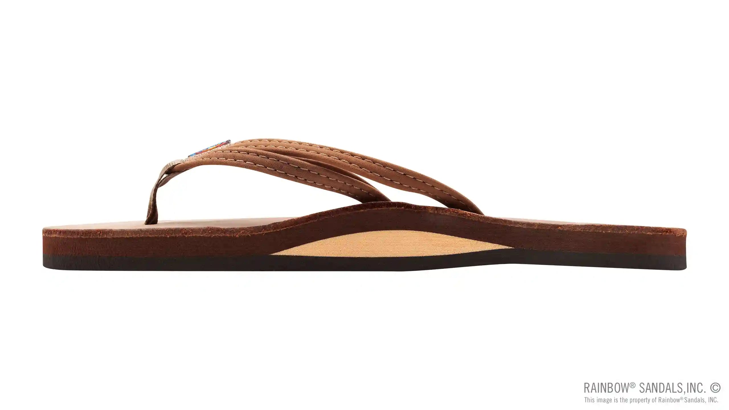 The Sandpiper - Luxury Leather Single Layer Arch Support with 1/3 Double Narrow Strap - Image 7