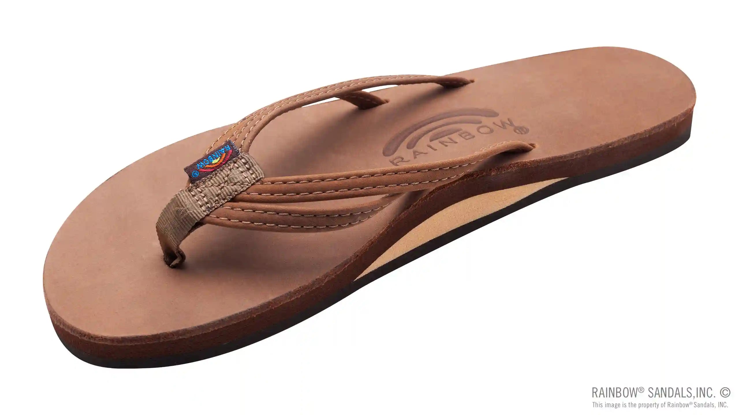 The Sandpiper - Luxury Leather Single Layer Arch Support with 1/3 Double Narrow Strap - Image 6
