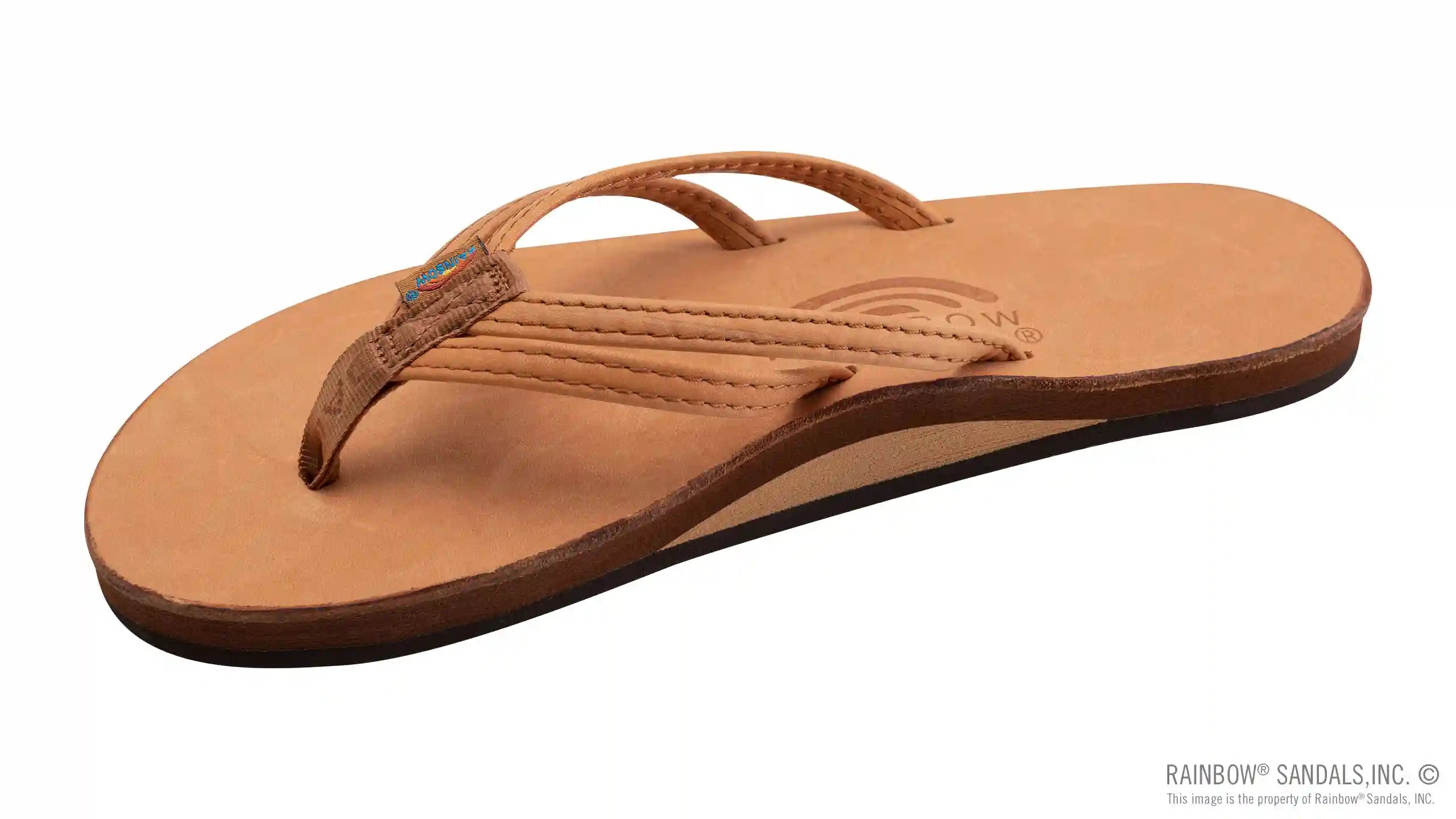 The Sandpiper - Luxury Leather Single Layer Arch Support with 1/3 Double Narrow Strap - Image 11