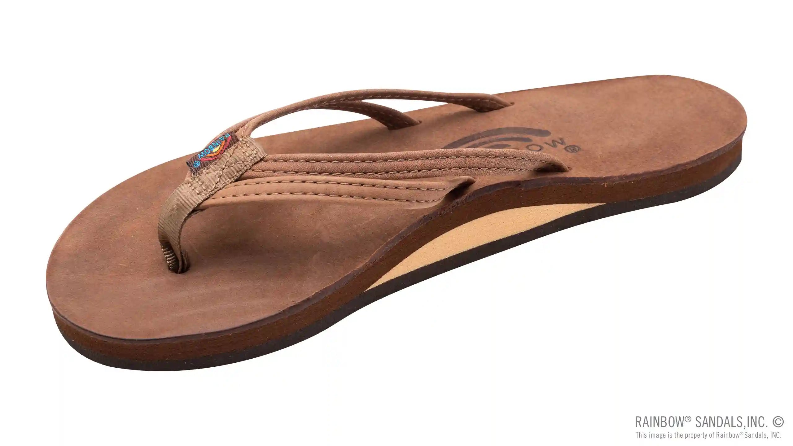 The Sandpiper - Luxury Leather Single Layer Arch Support with 1/3 Double Narrow Strap - Image 16