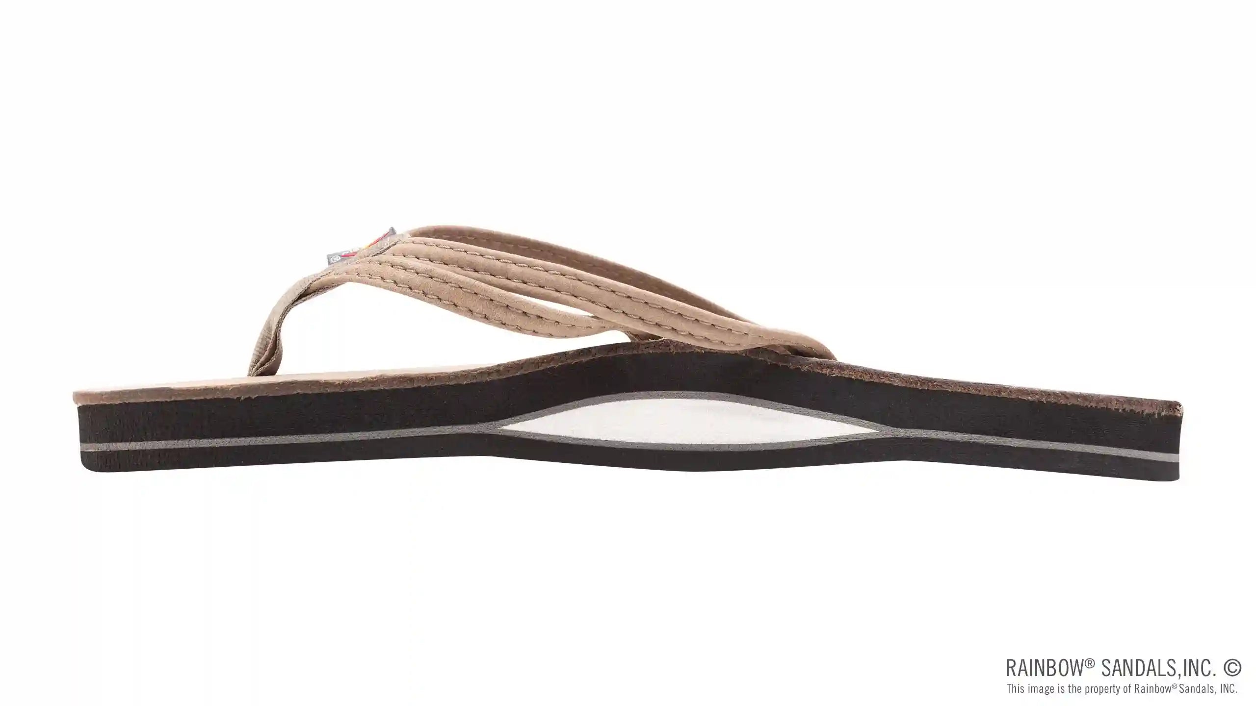 The Sandpiper - Luxury Leather Single Layer Arch Support with 1/3 Double Narrow Strap - Image 27