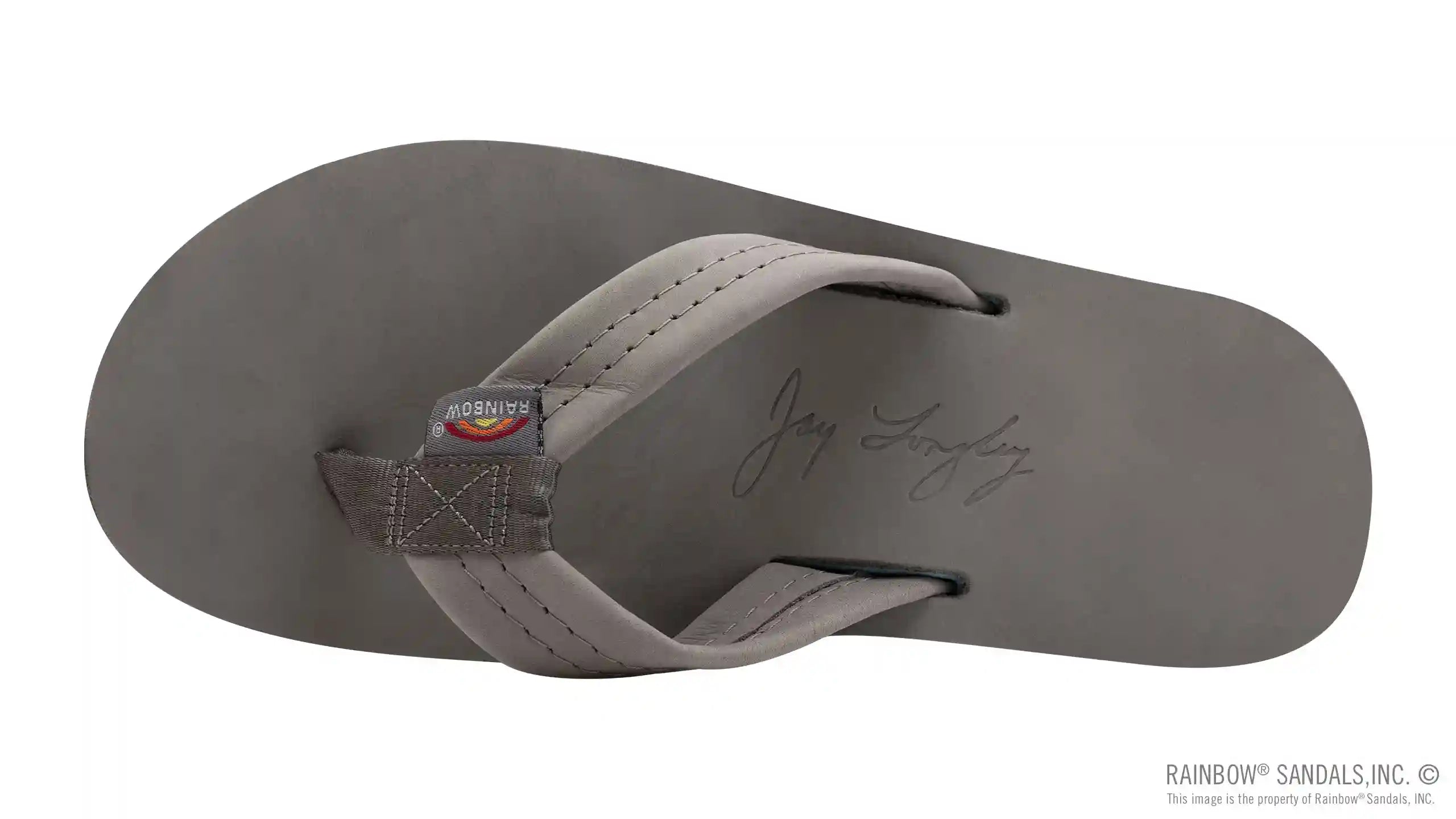 Signature Series - Men's Single Layer Premier Grey Leather Lt Blue Midsole - Image 3