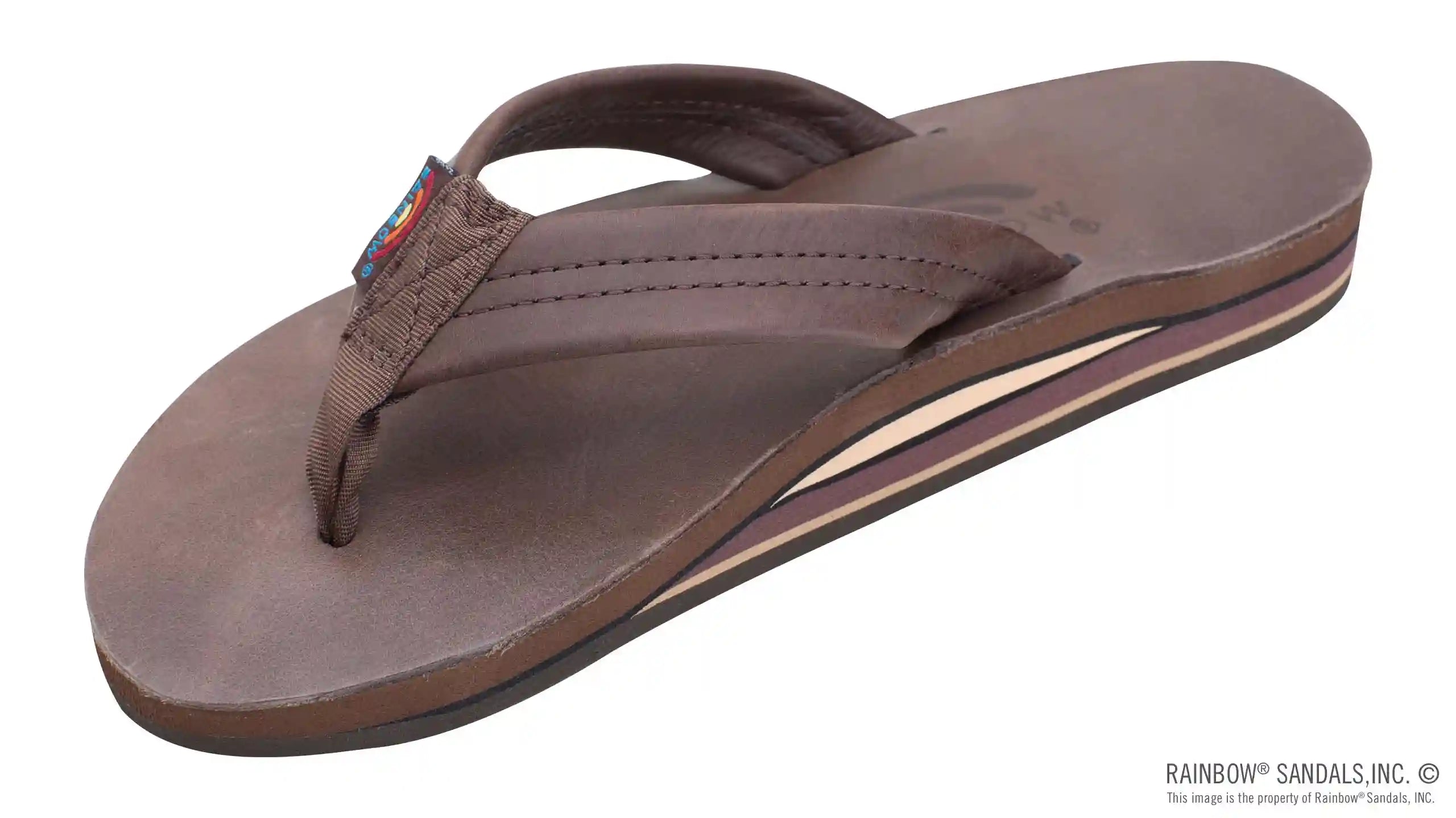 Double Layer Arch Support Classic Leather with 1 Strap