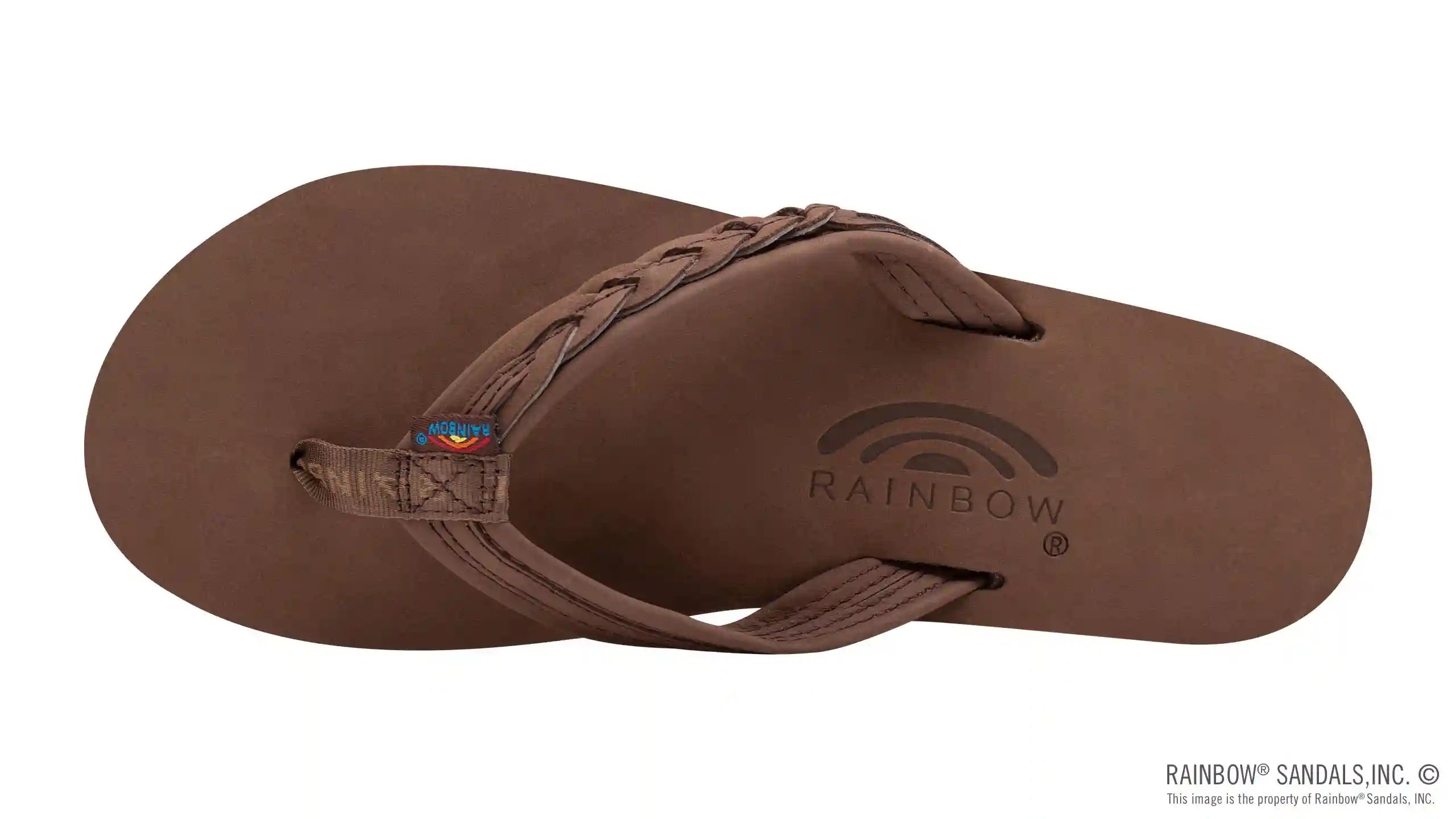 The Madison - Double Layer Arch Support with a Braid on a 3/4 Medium Rolled Strap - Image 8