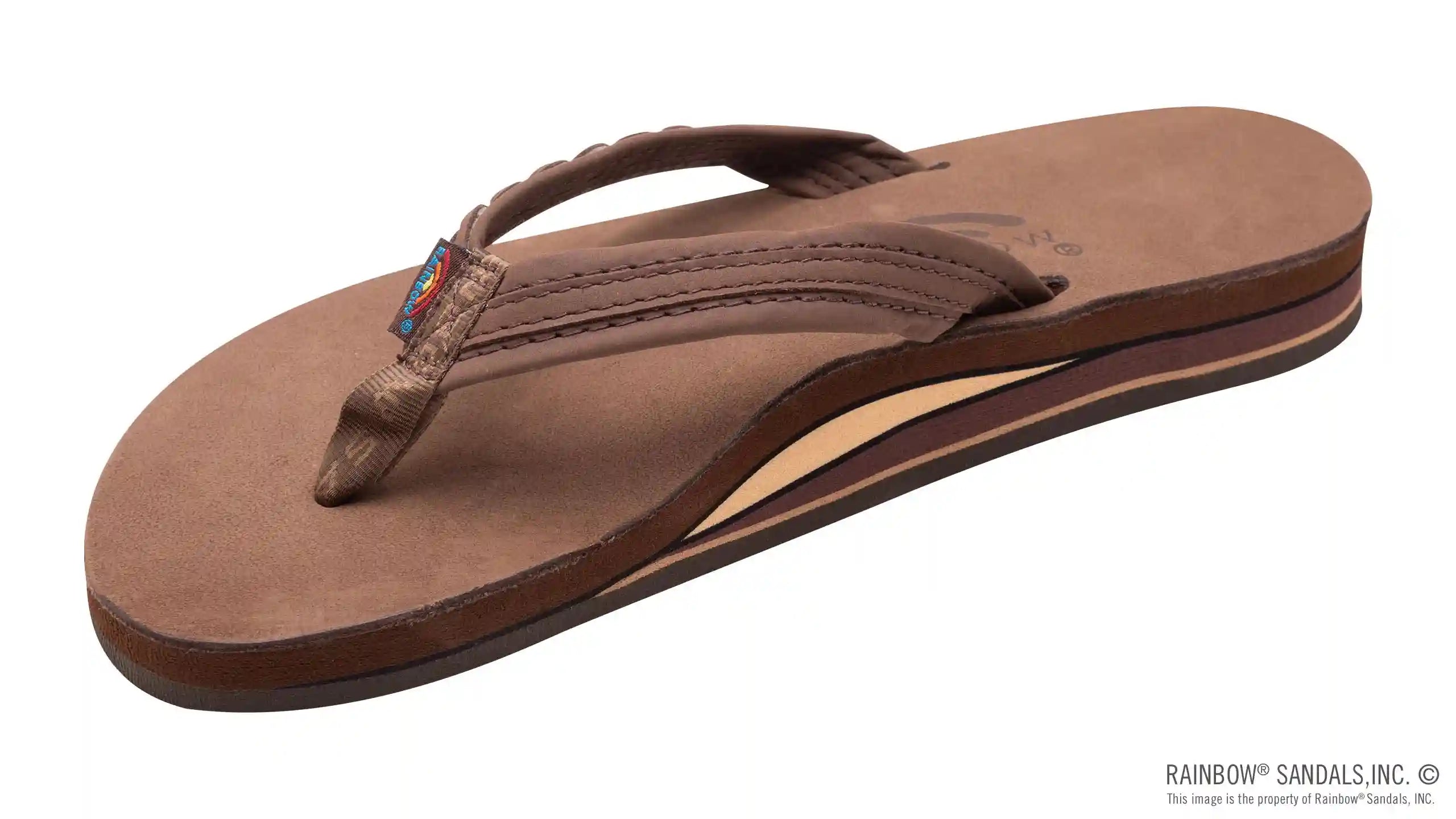 The Madison - Double Layer Arch Support with a Braid on a 3/4 Medium Rolled Strap - Image 6