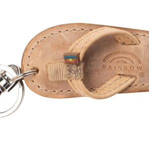 Luxury Leather Sandal Key Chain