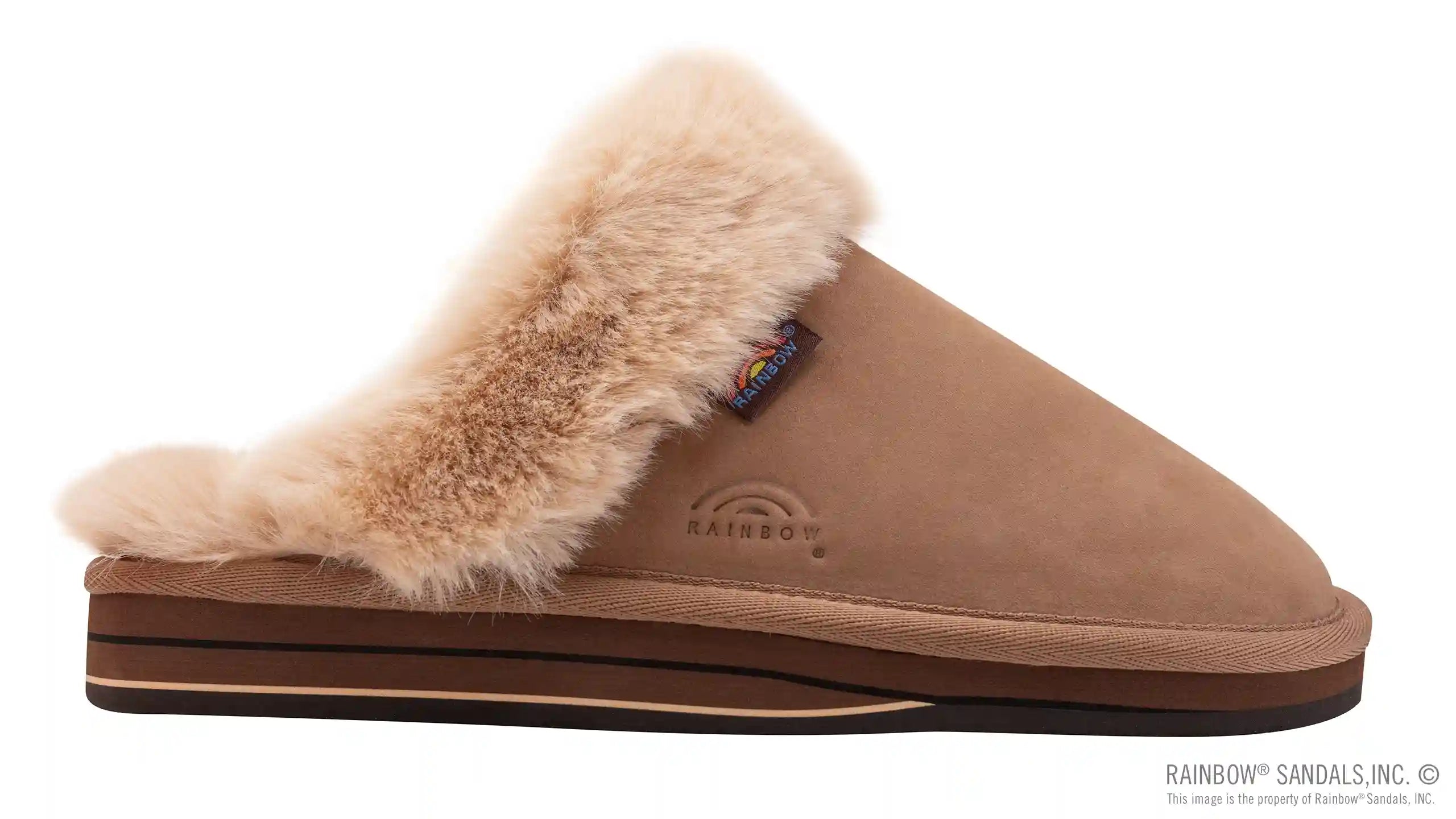 Sunset Snugs2 - Leather. Fleece Lined Slipper Double Layer Arch - Image 14