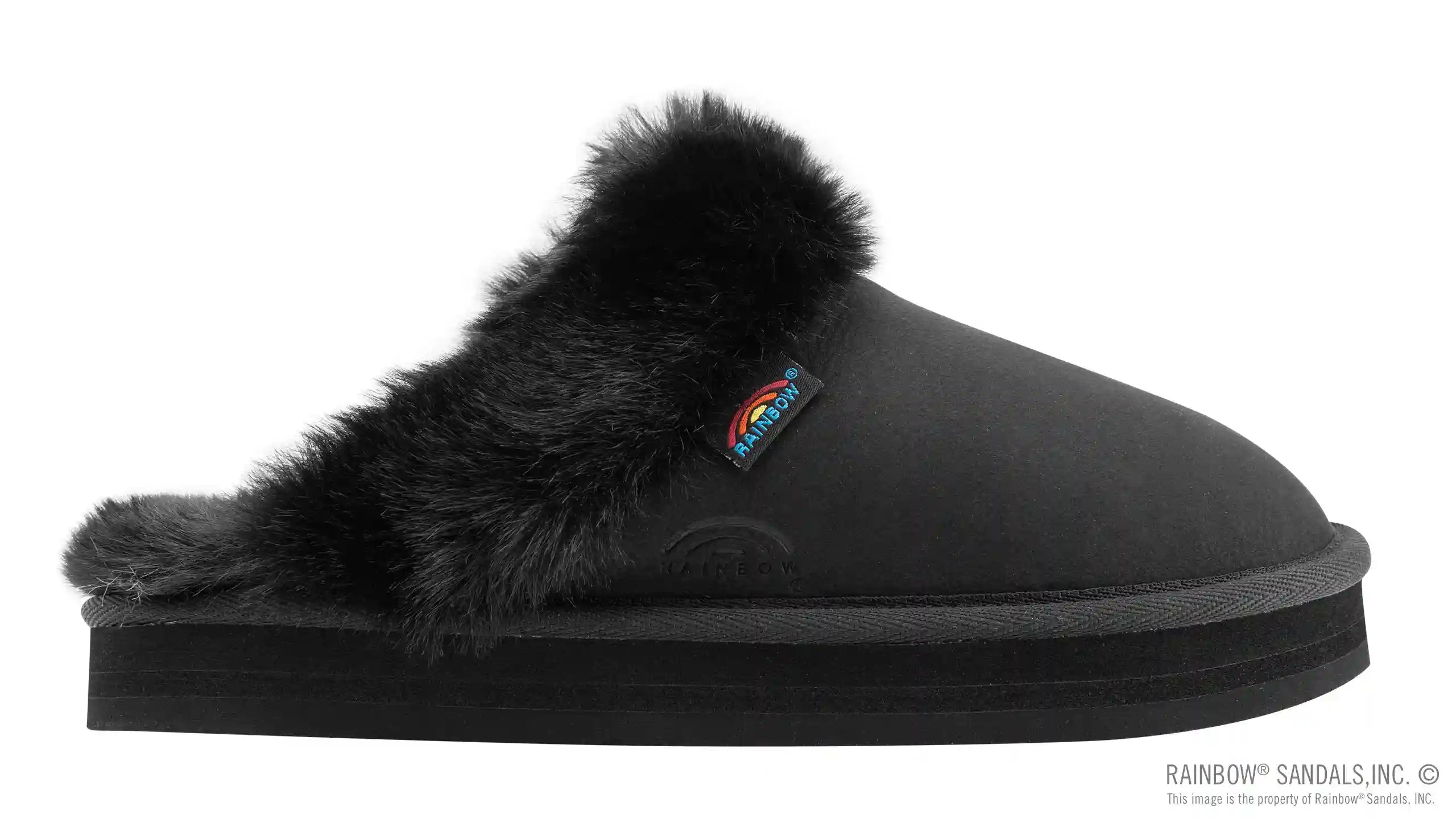 Sunset Snugs - Leather. Fleece Lined Slipper Single Layer Arch - Image 3