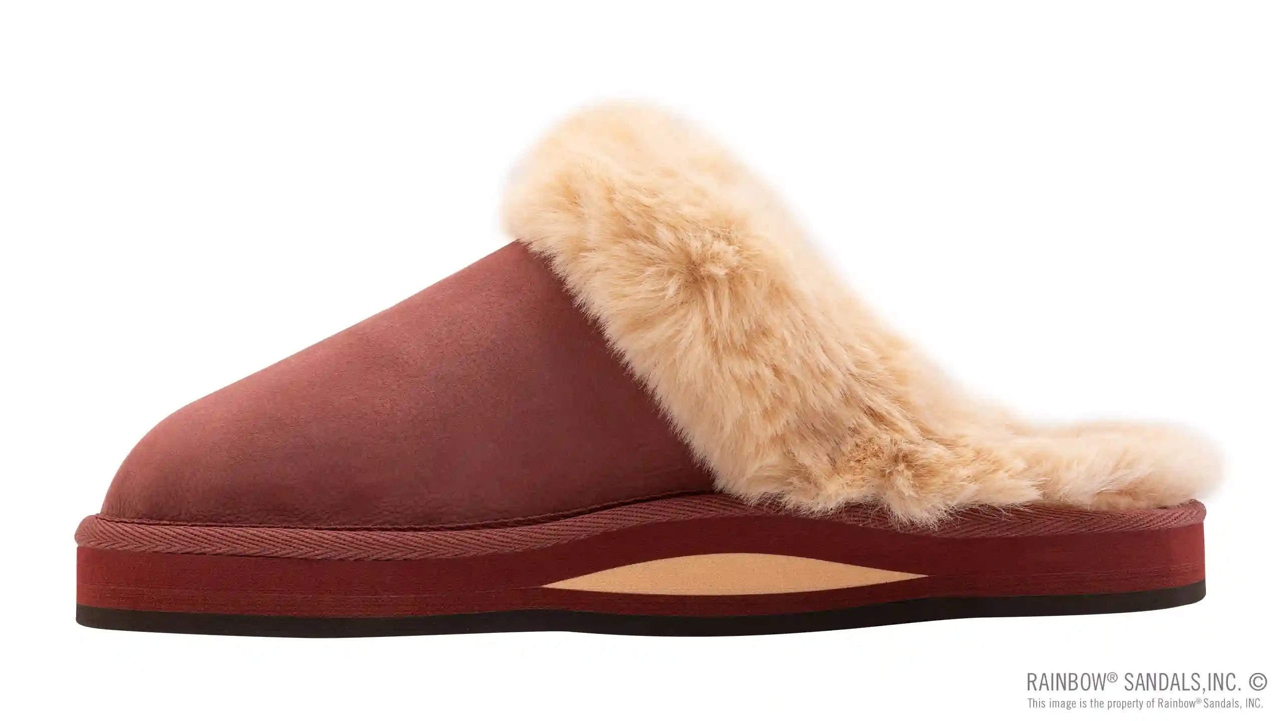 Sunset Snugs - Leather. Fleece Lined Slipper Single Layer Arch - Image 7