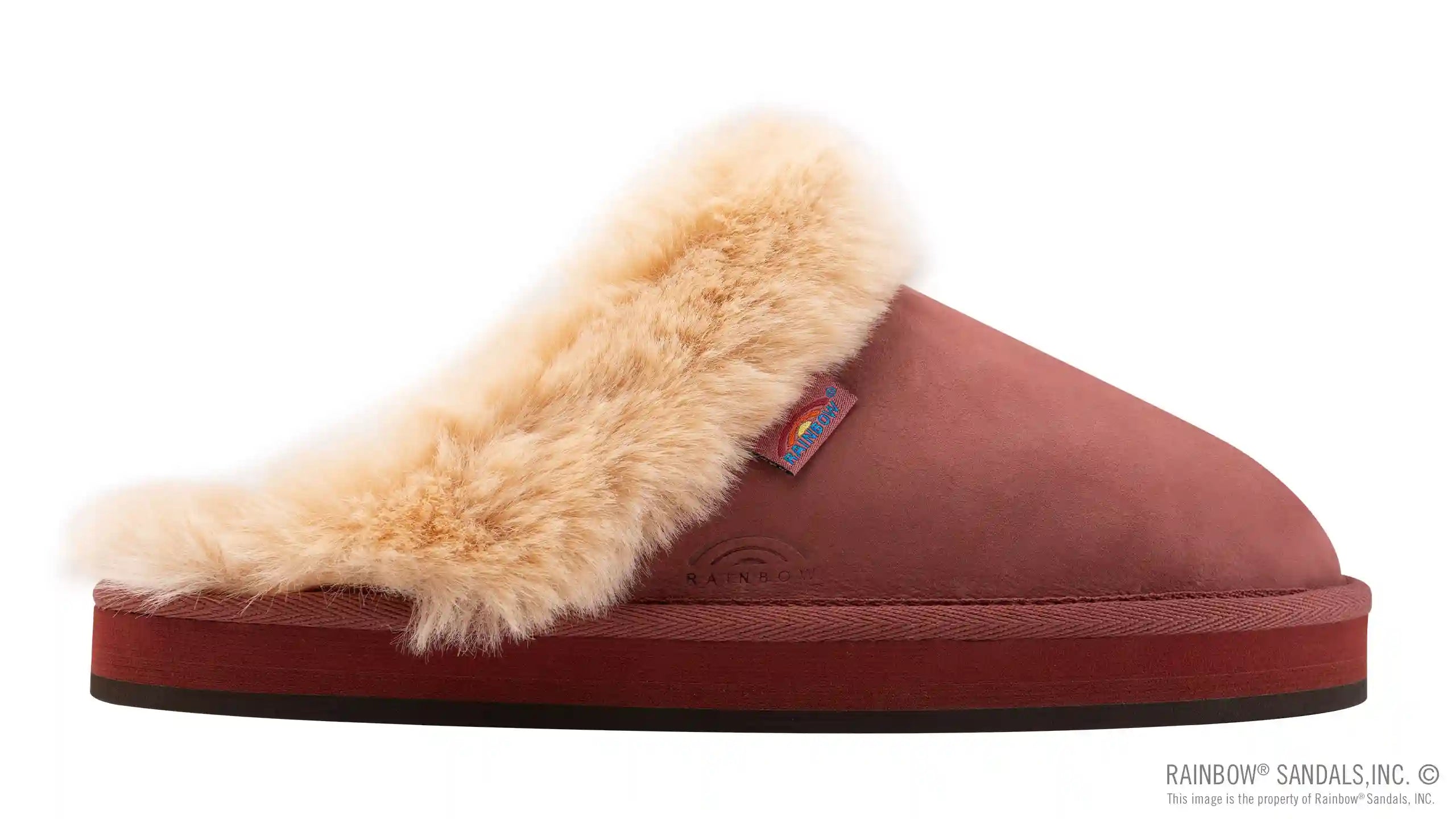 Sunset Snugs - Leather. Fleece Lined Slipper Single Layer Arch - Image 9